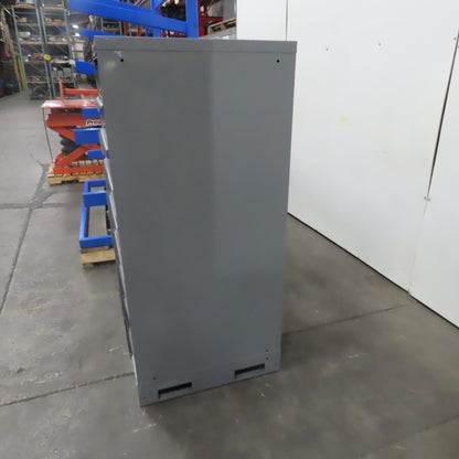 Lista 9 Drawer Industrial Small Parts Tool Storage Cabinet 28 x 28 x 60" Painted
