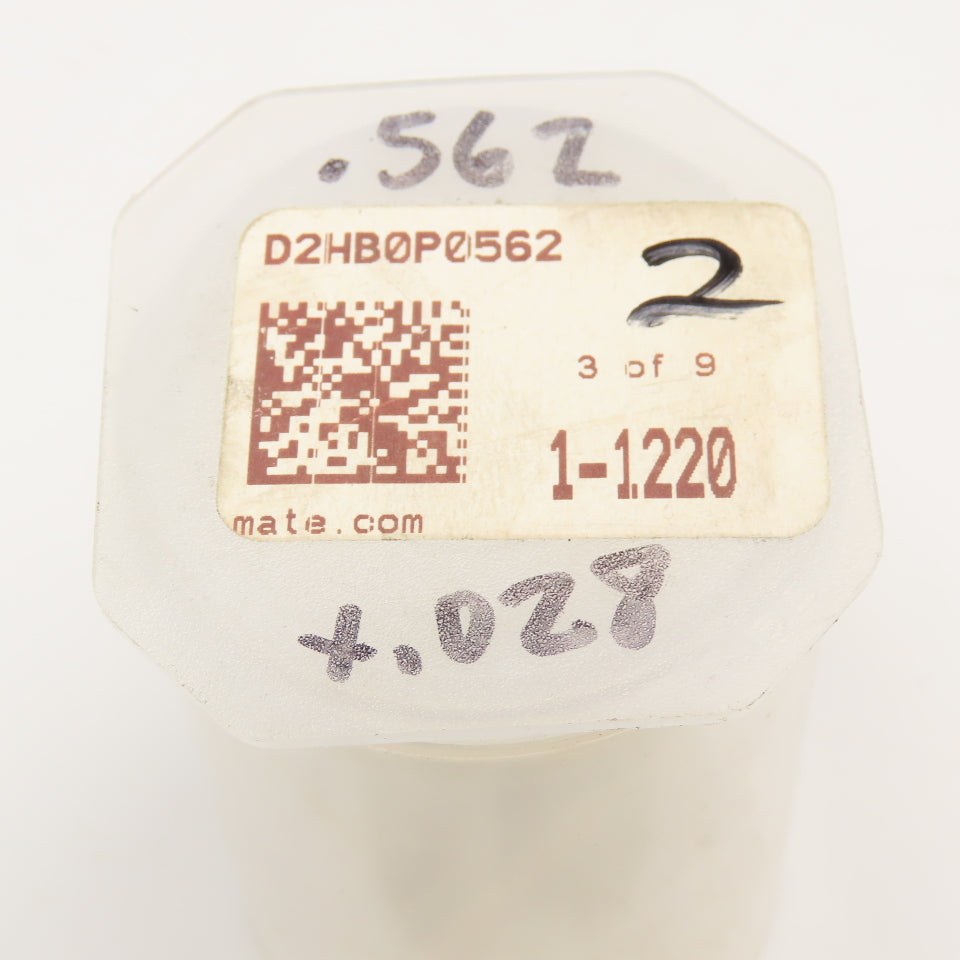 Mate Precision Tooling .562 +.028 Round Slug Free Heavy Duty S-7 Die Lot Of 2