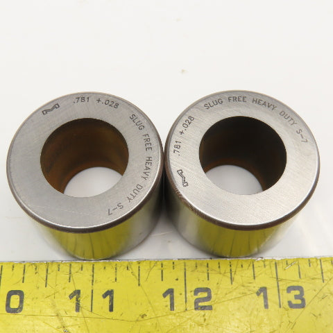 Mate Precision Tooling .781 +.028 Round Die Slug Free Heavy Duty S-7 Die Lot/ 2