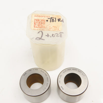 Mate Precision Tooling .781 +.028 Round Die Slug Free Heavy Duty S-7 Die Lot/ 2