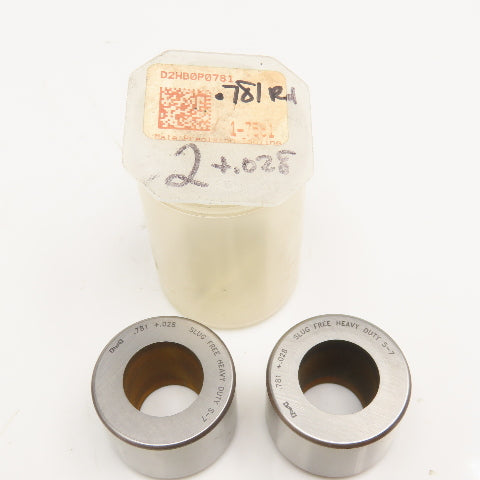 Mate Precision Tooling .781 +.028 Round Die Slug Free Heavy Duty S-7 Die Lot/ 2