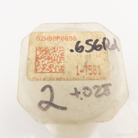 Mate Precision Tooling .656 +.028 Round Die Slug Free Heavy Duty S-7 Die Lot/ 2