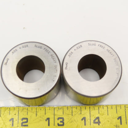 Mate Precision Tooling .656 +.028 Round Die Slug Free Heavy Duty S-7 Die Lot/ 2