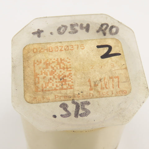 Mate Precision Tooling .375 +.054 Round Die Slug Free Heavy Duty S-7 Die Lot/ 2