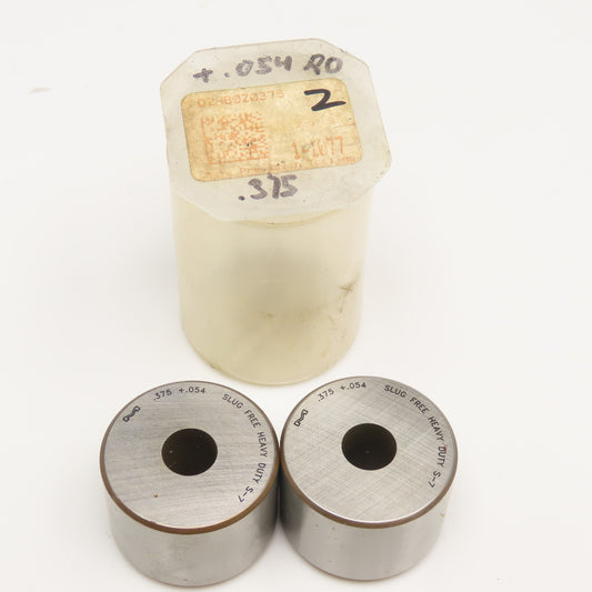Mate Precision Tooling .375 +.054 Round Die Slug Free Heavy Duty S-7 Die Lot/ 2