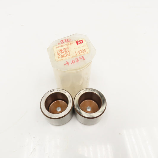 Mate Precision Tooling .210 +.024 Round Die Slug Free Heavy Duty S-7 Die Lot/ 2