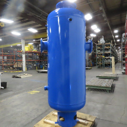 400 Gallon Vertical Compressed Air Receiver Storage Tank 125 PSI (New Paint)