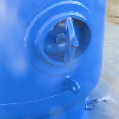 3500 Gallon Vertical Compressed Air Receiver Storage Tank 150 PSI 6" Ports