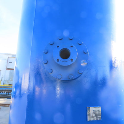 3500 Gallon Vertical Compressed Air Receiver Storage Tank 150 PSI 6" Ports