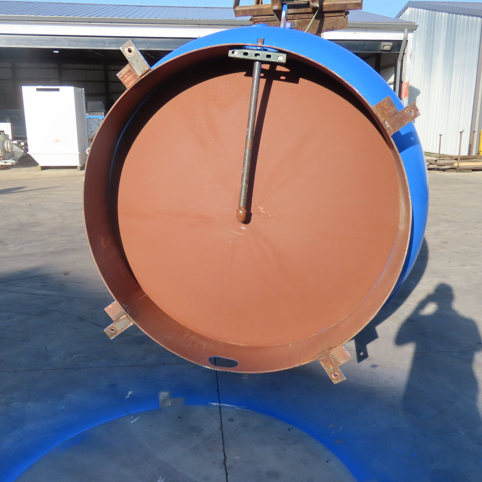 3500 Gallon Vertical Compressed Air Receiver Storage Tank 150 PSI 6" Ports
