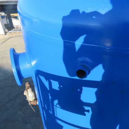 3500 Gallon Vertical Compressed Air Receiver Storage Tank 150 PSI 6" Ports