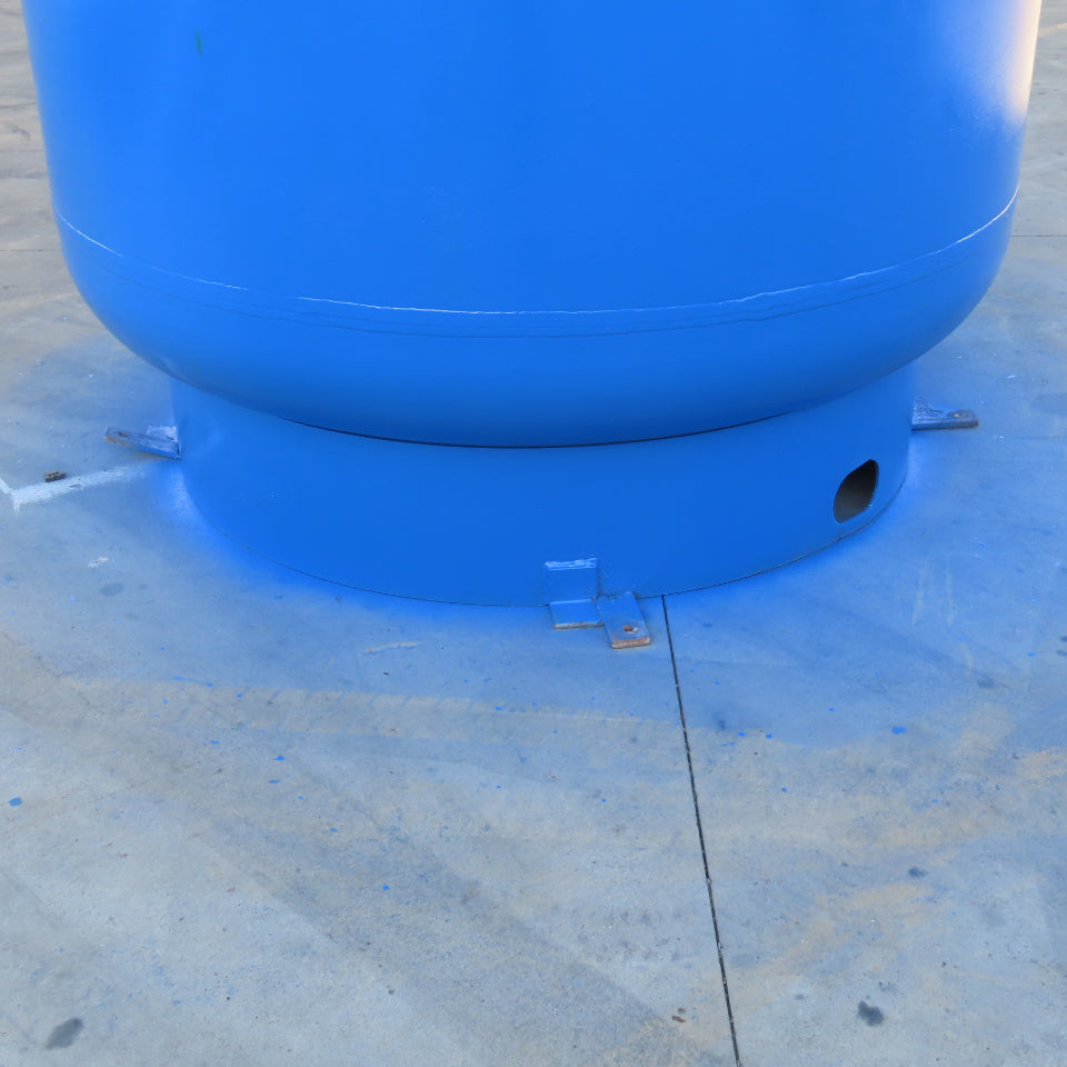 3500 Gallon Vertical Compressed Air Receiver Storage Tank 150 PSI 6" Ports