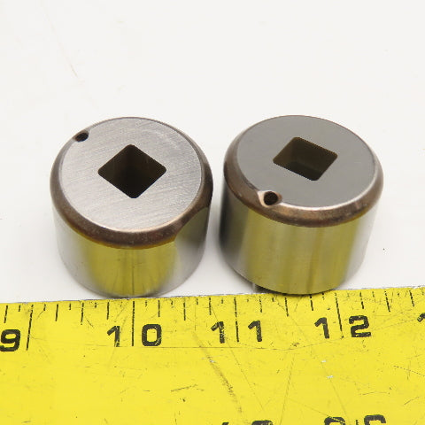 Mate Precision Tooling .437 +.050 Slug Free Heavy Duty S-7 Square Die Lot Of 2