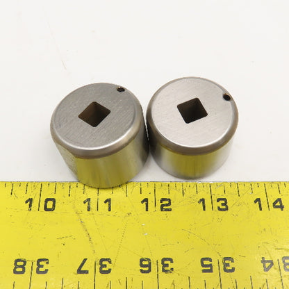 Mate Precision Tooling .375 +.028 Slug Free Heavy Duty S-7 Square Die Lot Of 2