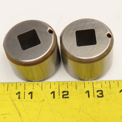 Mate Precision Tooling .500 +.054 Slug Free Heavy Duty S-7 Square Die Lot Of 2