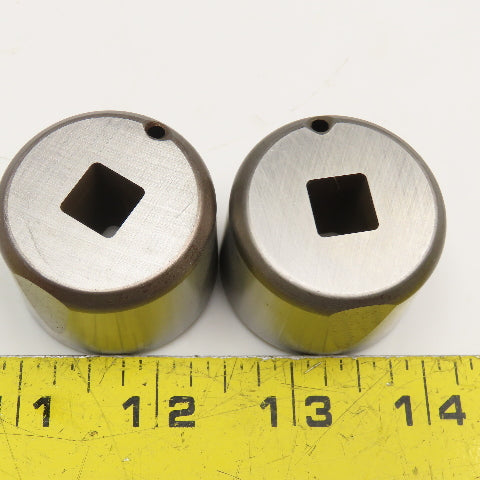 Mate Precision Tooling .406 +.036 Slug Free Heavy Duty S-7 Square Die Lot Of 2