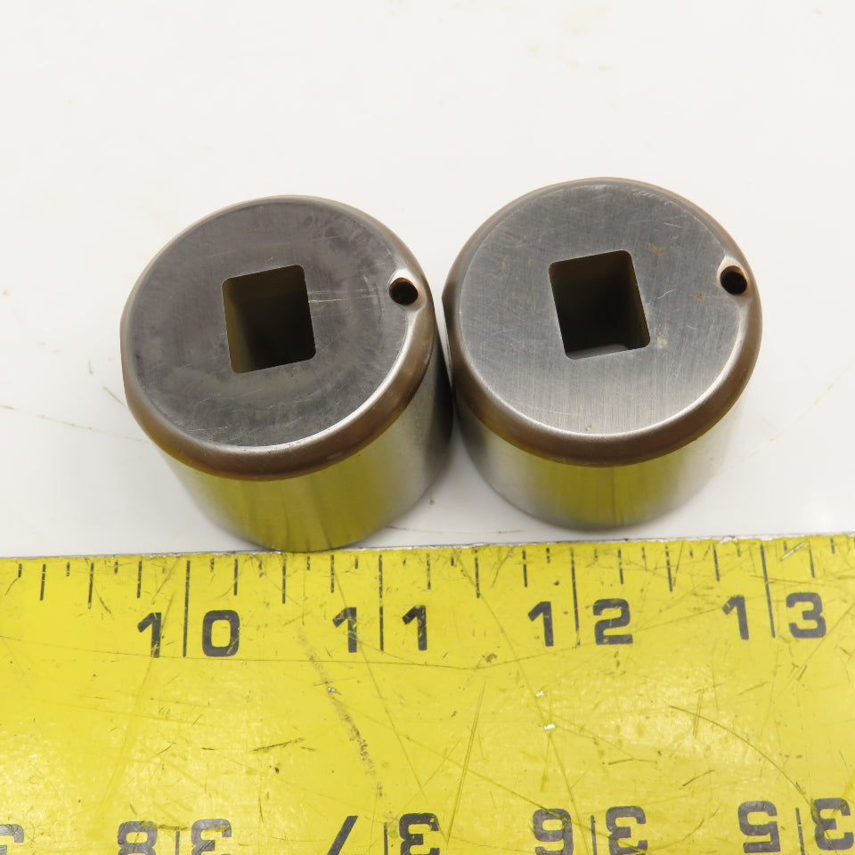 Mate Precision Tooling .375 x.500 +.028 Slug Free Heavy Duty Rectangle Die Lot 2