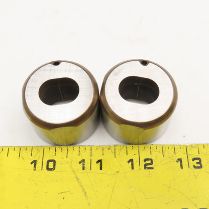 Mate Precision Tooling .531 x.750 +.048 Slug Free Heavy Duty Oblong Die Lot/2