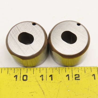 Mate Precision Tooling .406 x .562 +.040 Slug Free Heavy Duty Oblong Die Lot/2