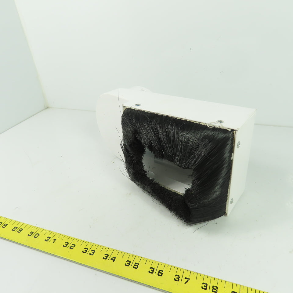 10" x 4-1/2" Steel CNC Router Dust Vacuum Shoe Cover 80mm - 94mm Duct