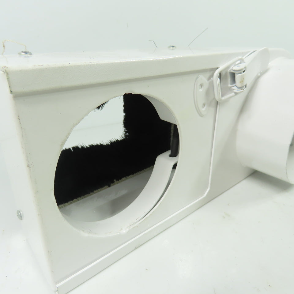 10" x 4-1/2" Steel CNC Router Dust Vacuum Shoe Cover 80mm - 94mm Duct