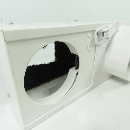 10" x 4-1/2" Steel CNC Router Dust Vacuum Shoe Cover 80mm - 94mm Duct