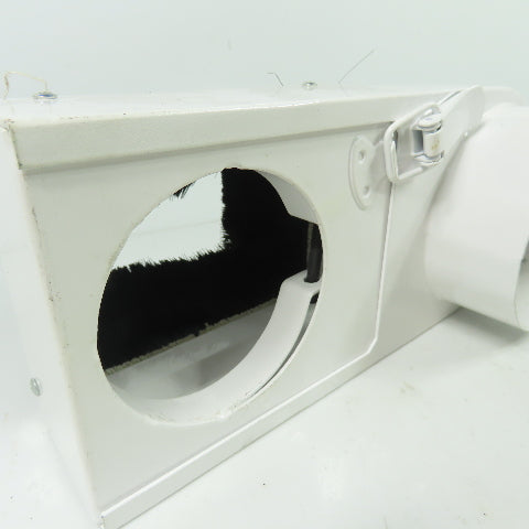 10" x 4-1/2" Steel CNC Router Dust Vacuum Shoe Cover 80mm - 94mm Duct
