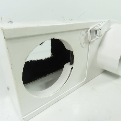10" x 4-1/2" Steel CNC Router Dust Vacuum Shoe Cover 80mm - 94mm Duct
