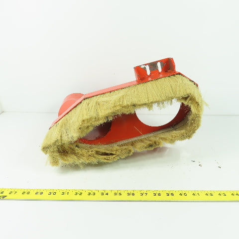 14" x 6" Steel CNC Router Dust Vacuum Shoe Cover 118mm - 94mm Duct