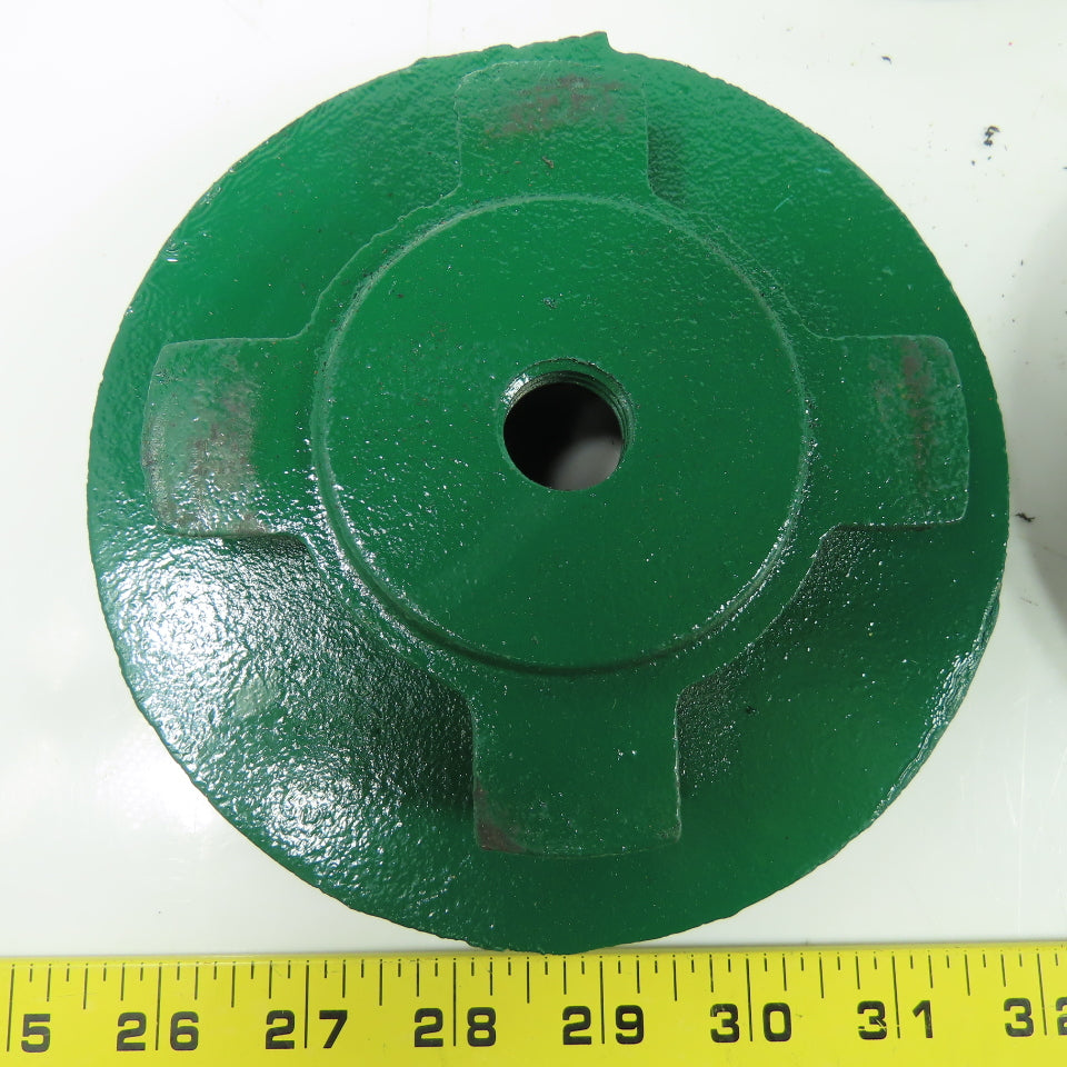 6" OD Vibration Absorbing Machine Pad Rubber Mounted Adjustable Height Lot Of 5