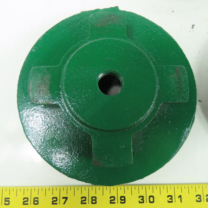 6" OD Vibration Absorbing Machine Pad Rubber Mounted Adjustable Height Lot Of 5