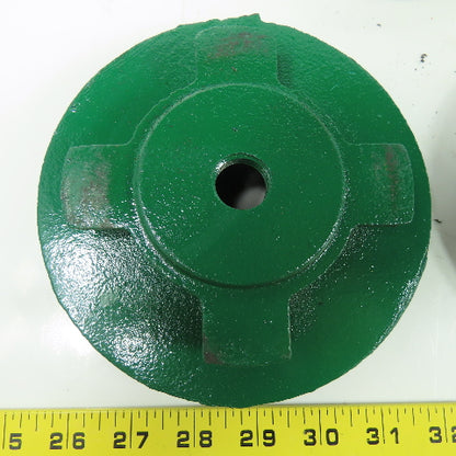 6" OD Vibration Absorbing Machine Pad Rubber Mounted Adjustable Height Lot Of 5
