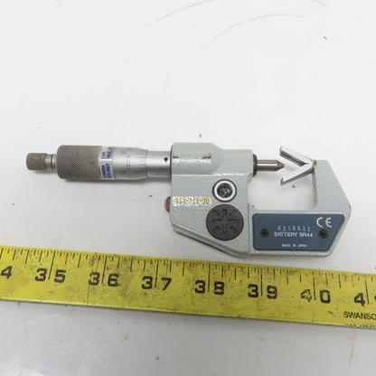 Mitutoyo 314-711-30 Outside Digital Micrometer .05-.6" Anvil W/Data Port