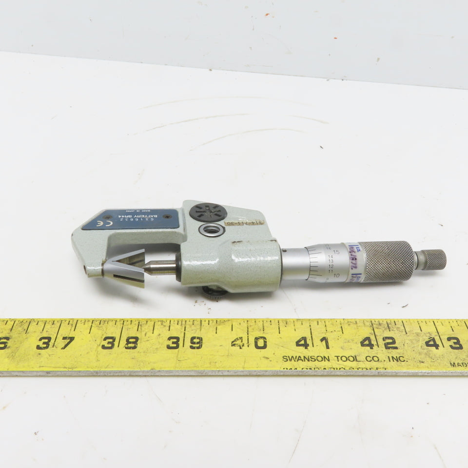 Mitutoyo 314-711-30 Outside Digital Micrometer .05-.6" Anvil W/Data Port