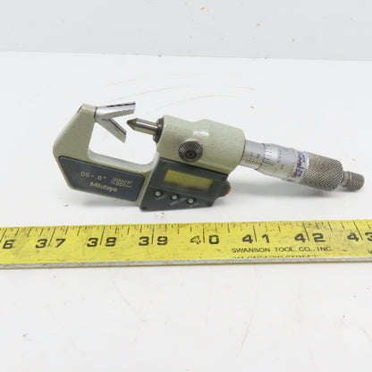 Mitutoyo 314-711-30 Outside Digital Micrometer .05-.6" Anvil W/Data Port