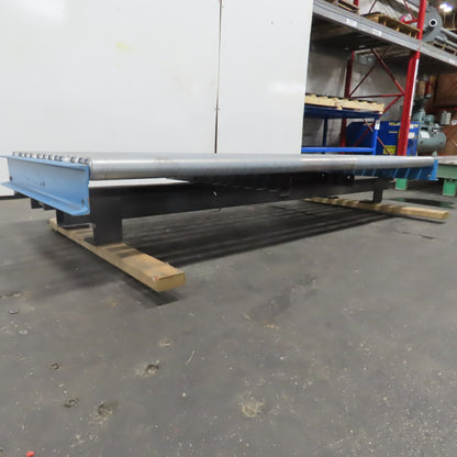 87-1/2" x 39" Heavy Duty Pallet Case Gravity Conveyor Section 83" BF 2.5" OD