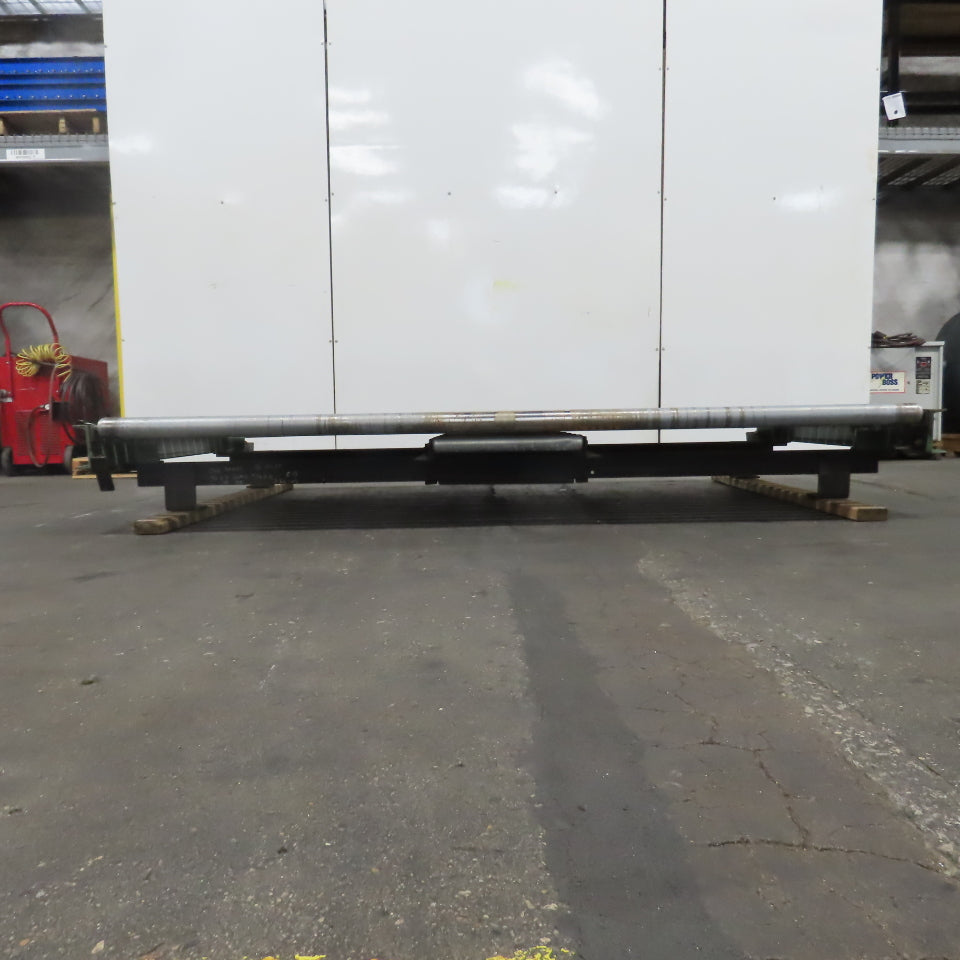 99-1/2" x 60" Heavy Duty Pallet Case Gravity Conveyor Section 95" BF 2.5" OD
