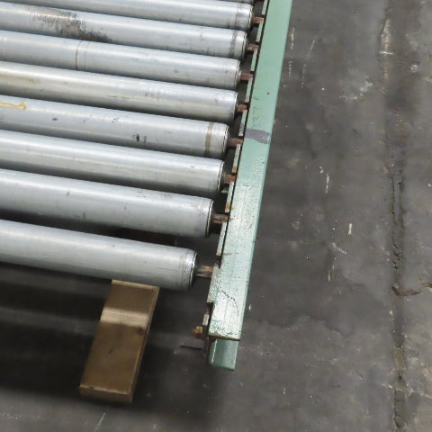 99-1/2" x 60" Heavy Duty Pallet Case Gravity Conveyor Section 95" BF 2.5" OD