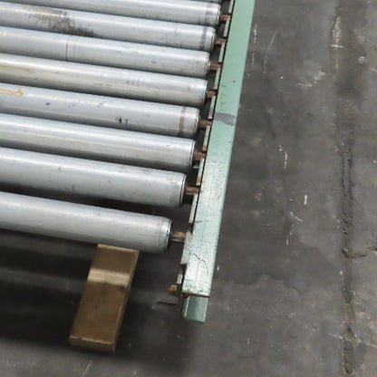 99-1/2" x 60" Heavy Duty Pallet Case Gravity Conveyor Section 95" BF 2.5" OD