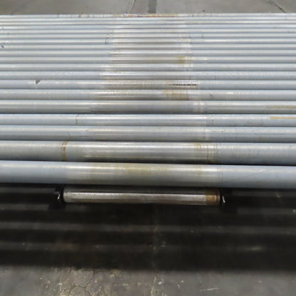 99-1/2" x 60" Heavy Duty Pallet Case Gravity Conveyor Section 95" BF 2.5" OD