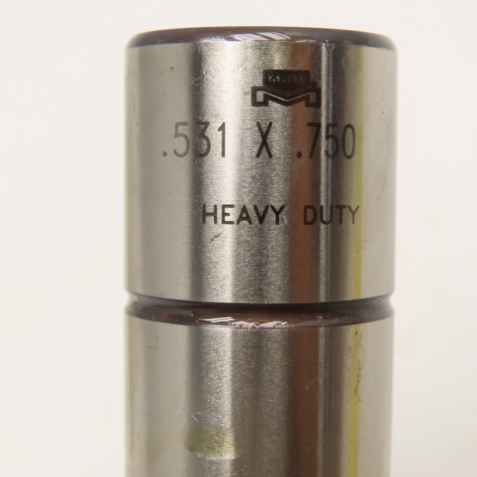 Mate Precision Tooling .531 x .750 Oblong Heavy Duty CNC Turret Punch