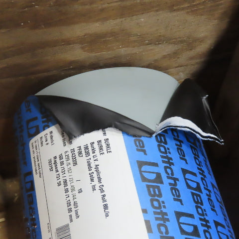 Bottcher 801mm W x 160mm" OD Burkle U.V. Applicator Roller Magicoat 731 50