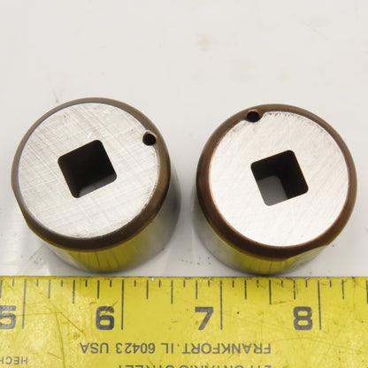 Mate Precision Tooling .406 Square CNC Turret Die +.054, +.040 Lot Of 2