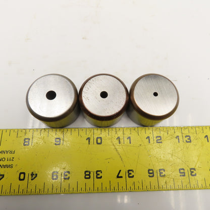 Mate Precision Tooling Misc. Round Dies .210 .281 .125 + Tol See Info Lot Of 3