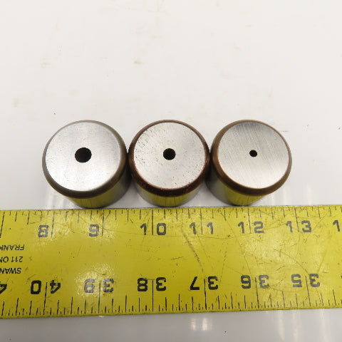 Mate Precision Tooling Misc. Round Dies .210 .281 .125 + Tol See Info Lot Of 3
