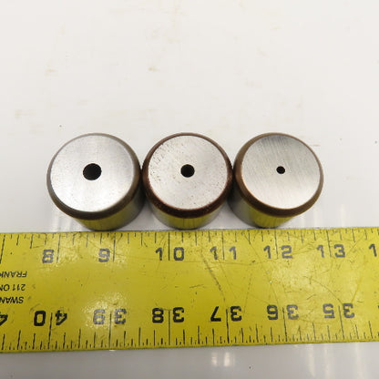 Mate Precision Tooling Misc. Round Dies .210 .281 .125 + Tol See Info Lot Of 3