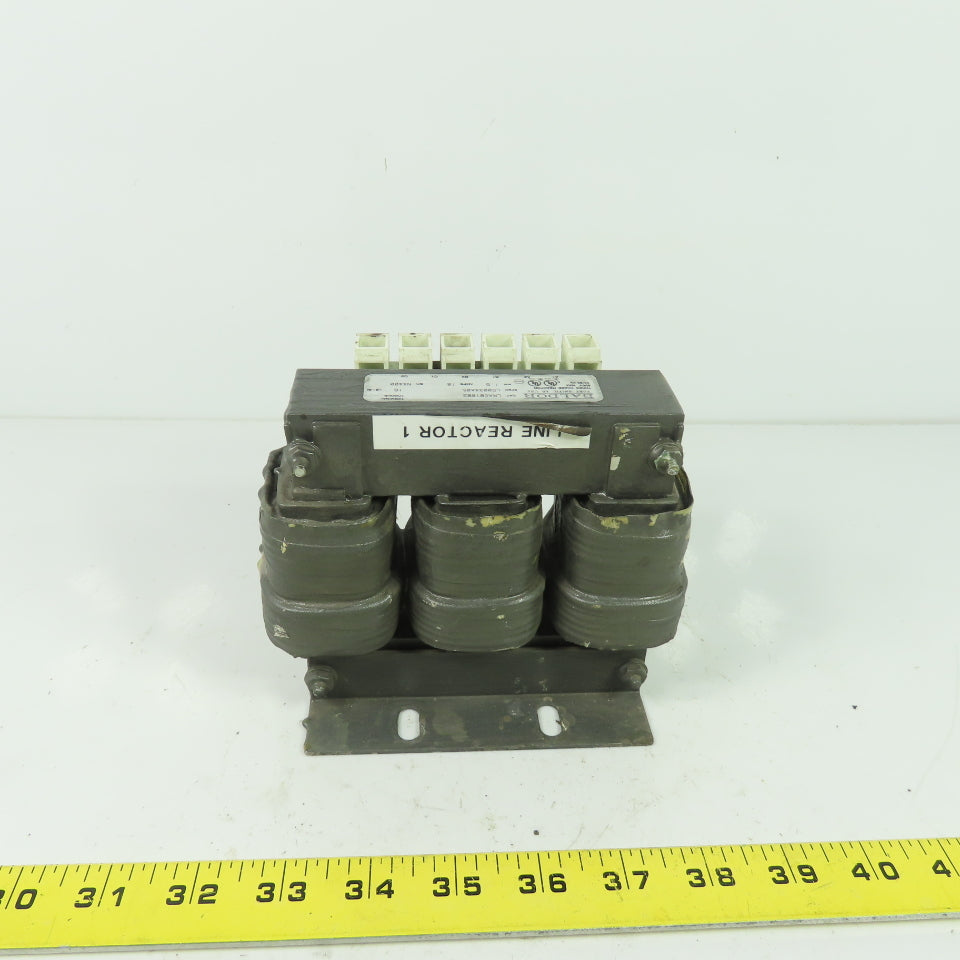 Baldor LRAC01802 LR0034A05 3 Phase Line Reactor 600V 18A 1.5mh 16 LB-IN Torque