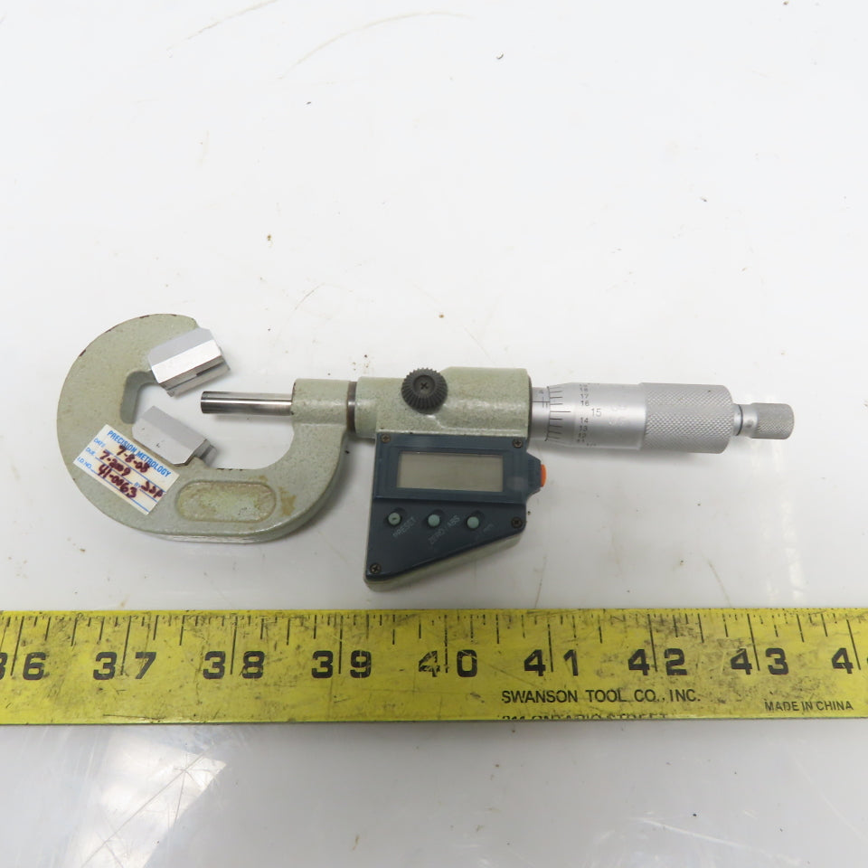 314-712-30 V- Anvil Digital Micrometer 0.4-1 W/Data Port