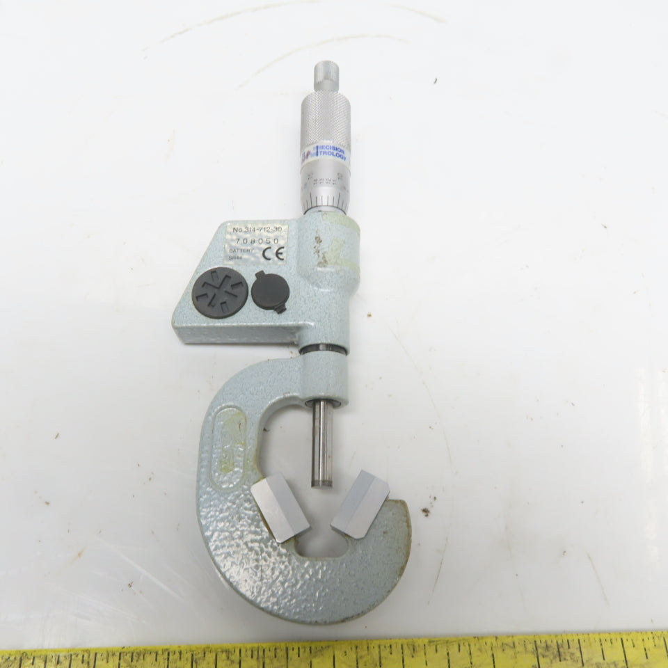 314-712-30 V- Anvil Digital Micrometer 0.4-1 W/Data Port