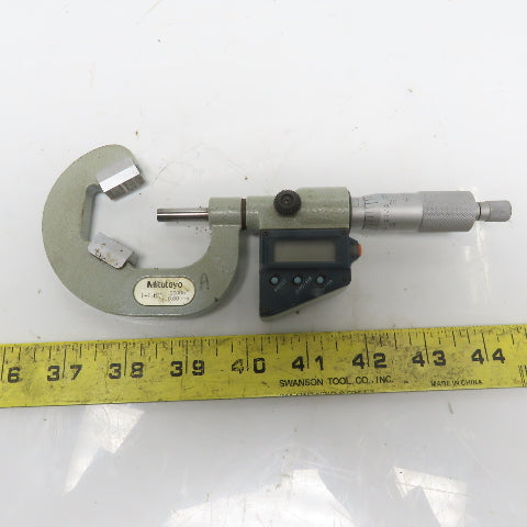314-713-30 V- Anvil Digital Micrometer 1-1.6" W/Data Port